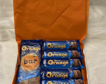 Terrys chocolate Orange hamper box gift - PERSONALISED SWEET TREAT