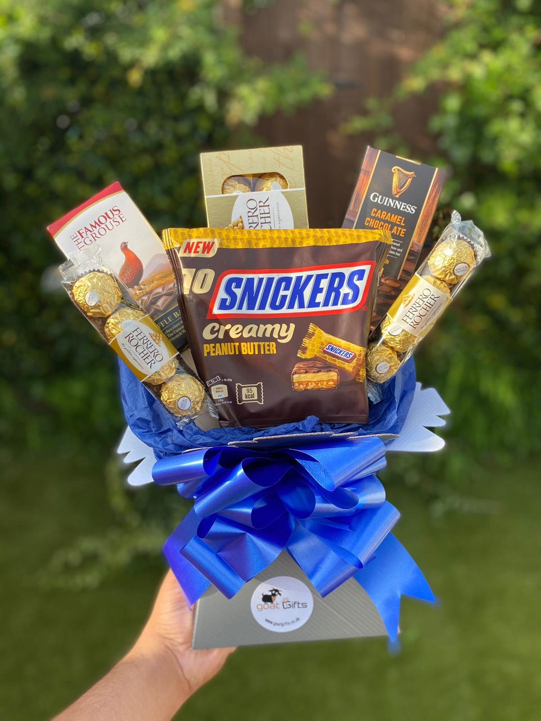 Ferrero Rocher Snickers Celebre Bar a tetras et Guiness Bar Bouquet de chocolat Etsy France
