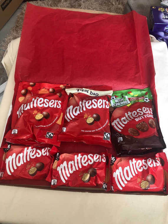 Maltesers Chocolate Hamper Box Gift Personalised Sweet Treat