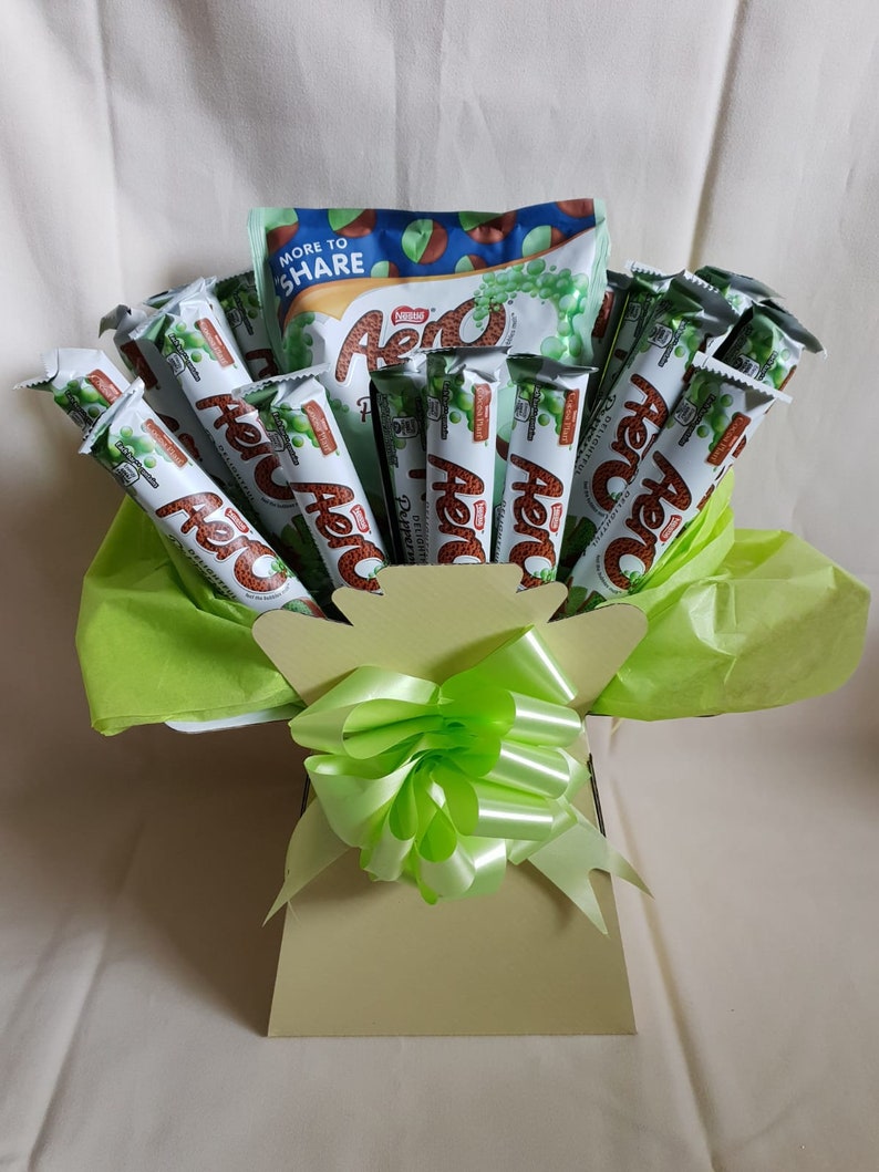 Deluxe Large Aero Mint Chocolate Explosion Bouquet Gift Etsy