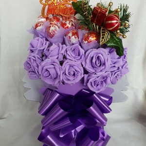 Deluxe Christmas Large Lindt Lindor Chocolate Flower Bouquet Gift