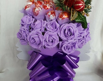 Deluxe Christmas Large Lindt Lindor Chocolate Flower Bouquet Gift
