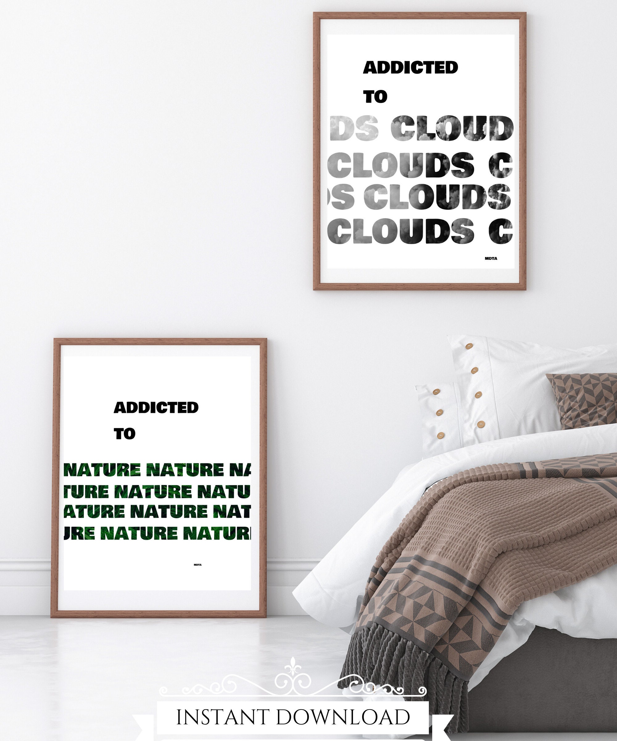Print Quotes Print Nature Wall Art Quotes Typography Etsy