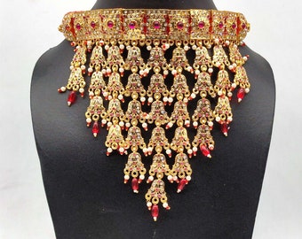 Indian Jewelry Chick Necklace Set With 