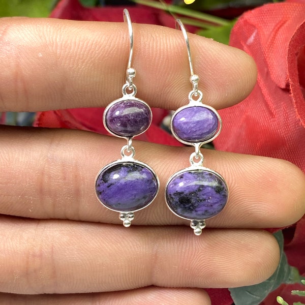 Gemstone Earrings Etsy