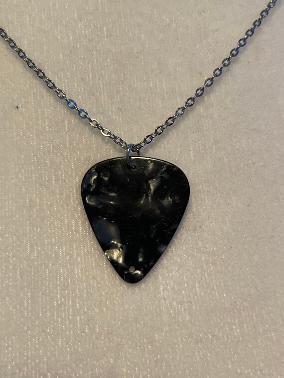 Eddie Munson Guitar Pick Necklace Etsy