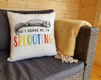 Leopard Gecko Splooting Cushion, Leopard Gecko Accessories, Leopard Gecko Gift, Reptile Decor, Reptile Gifts, Gecko Gifts, Animal Cushions