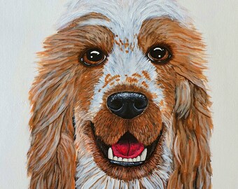 A5アクリルペット肖像画委託、犬の肖像画英国、猫の肖像画、馬の肖像画カスタム、爬虫類アート、ペット絵画、犬の肖像画カスタム