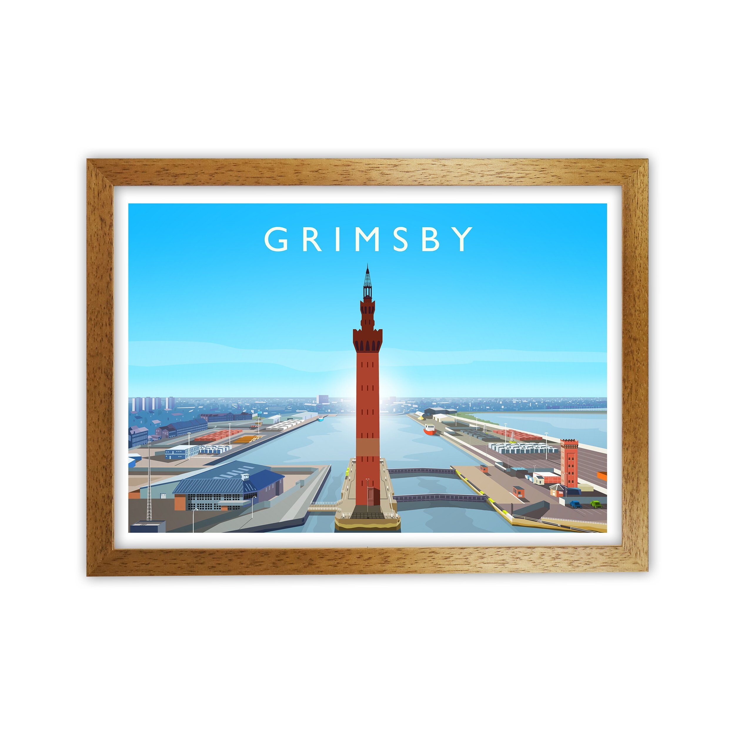 Grimsby Art Print by Richard O'Neill Etsy