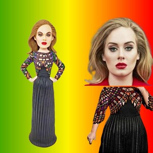 Custom bobblehead girlfriend gift, personalized figure wife, 3D mom statue doll from your Photo, cake topper birthday anniversary for mother