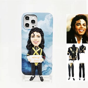 Personalisierte iPhone Hülle Figur vom Foto für iPhone 15 14 13 12 Pro max, Personalisierte 3D Portrait Handy für Samsung, Google, Andriod Handy