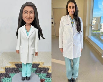 Custom Doctor Bobblehead, personalized gifts for doctors, dentist gifts, Personalized Statue Figures for Doctors, Custom Nurse Bobbleheads