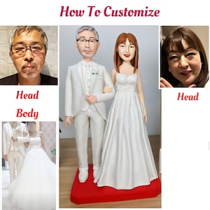 Cake Topper Bobblehead Women CustomBobblehead Dolls Personalized Birthday Gifts For Mom Her, Unique Anniversary Gifts For Wife Girlfriend 画像 4