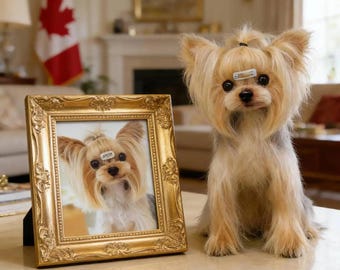 Custom Dog Memorial Keepsake, Realistic Needle Felted Dog Replica