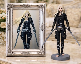 Custom anime figure from photo, Personalized anime figurine, personalised action figure gift for anime lover, manga cartoon fan