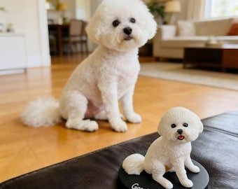 Custom Dog Figurine from Photo, Personalized Dog Replica, Gift for Dog Lovers