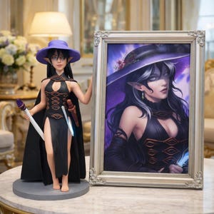 Custom Anime Figure from Photo, Personalized Anime Figurine, Manga Style Gift image 14