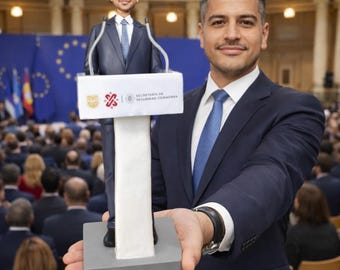 Custom Lawyer Bobblehead from Photo, Personalized Lawyer Gift Figurine