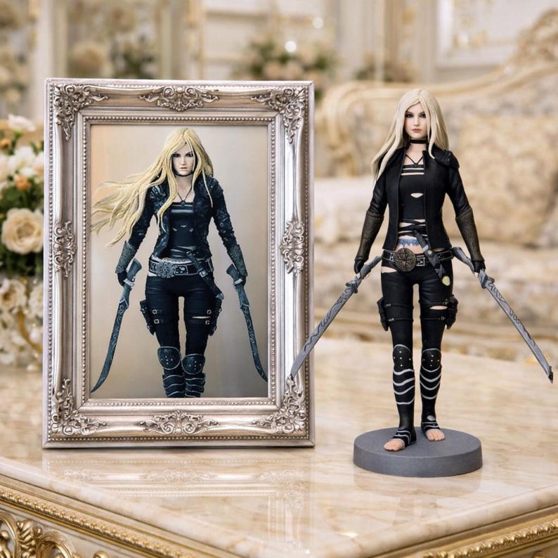 Custom Anime Figure from Photo, Personalized Anime Figurine, Manga Style Gift image 13