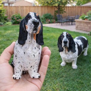 Custom Dog Memorial Figurine from Photo, Pet Loss Gift, Dog Keepsake