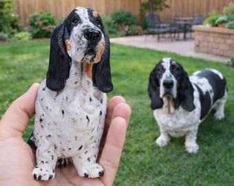 Custom Dog Memorial Figurine from Photo, Pet Loss Gift, Dog Keepsake