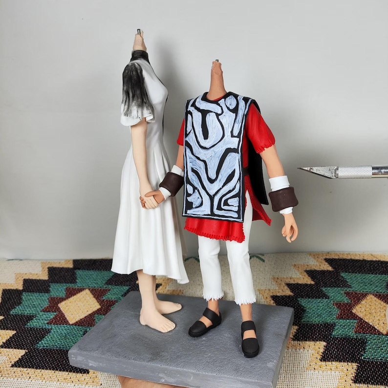 Custom Anime Figure from Photo, Personalized Anime Figurine, Manga Style Gift image 3