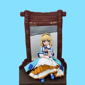 Custom anime figure from photo, personalized manga figurine commission, custom game figure, cartoon mascot, children artwork drawing to doll