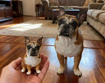 personalisiert haustier figur，Hundeskulptur, benutzerdefinierte haustier portrait figuren, Hundestatue, Hundefigur, Katze Verlust Geschenke