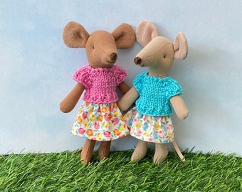 Maileg big sister mouse jumper and skirt