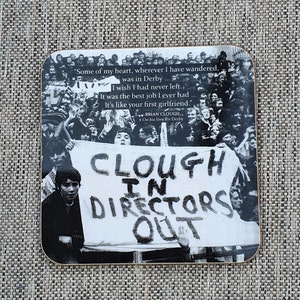Derby County FC Coaster / Retro Football Fan Gift
