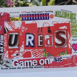 Carte U Reds / Fan Art NFFC / Anniversaire / Cartes de voeux