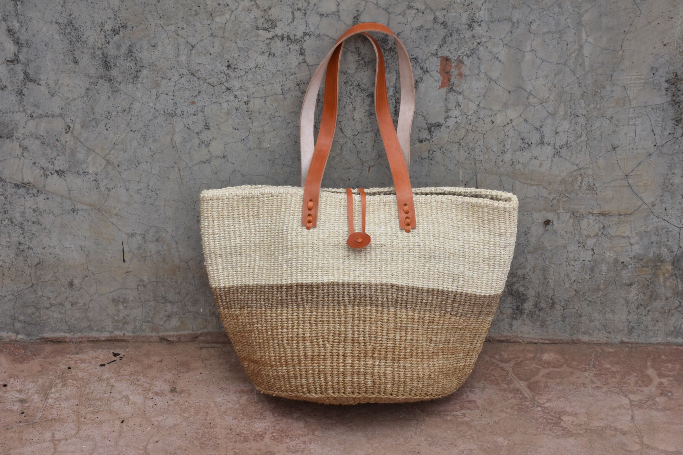 Sisal outlet basket bag