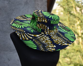 African Print Summer Hat, Large Ankara Beach Hat For Women, Colourful African Fabric Sun Hats, Big Floppy Hats, African Fashion Accessories