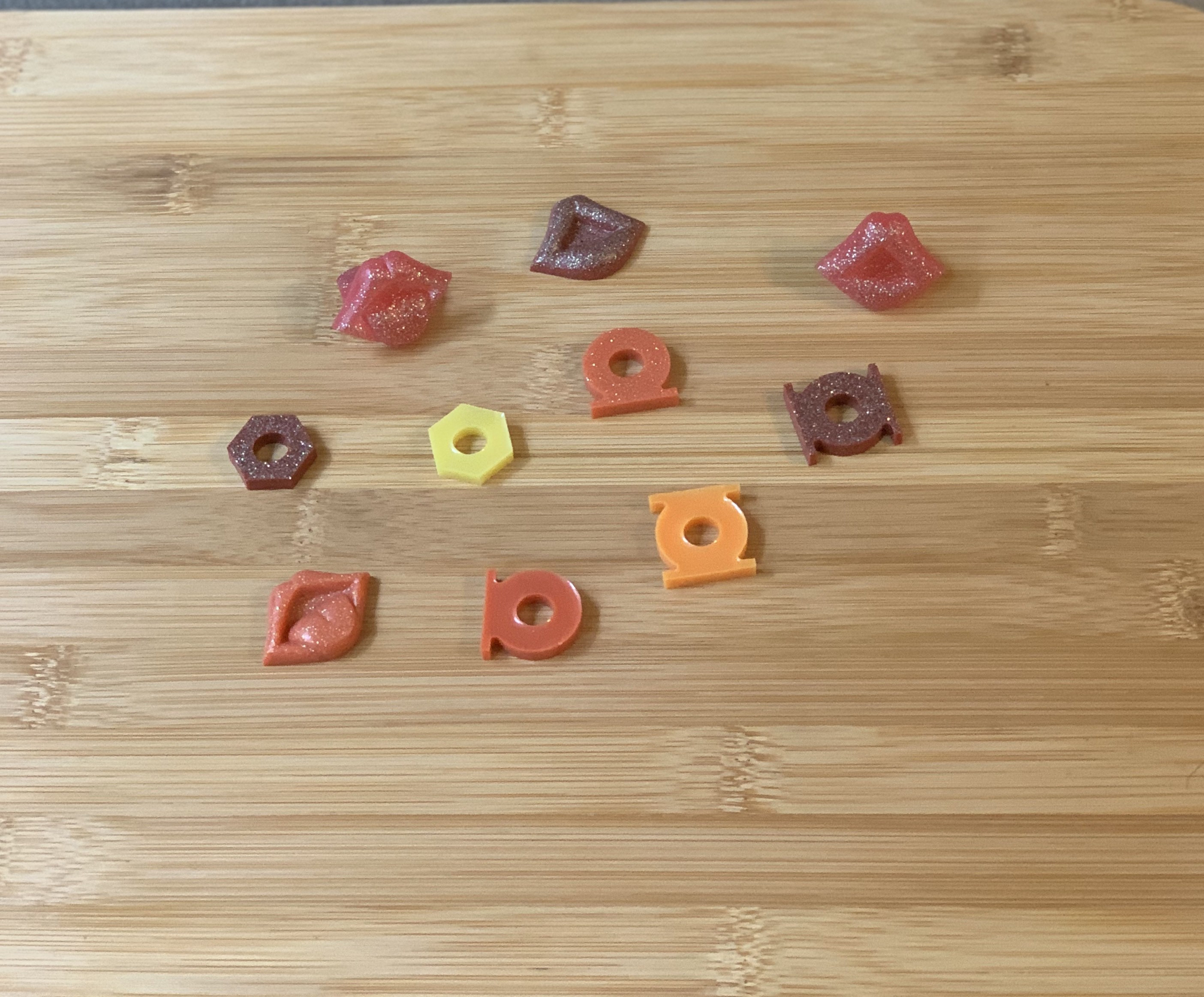 Straw Topper Attachment Mold 4 Designs Heart Hexagon Double Etsy