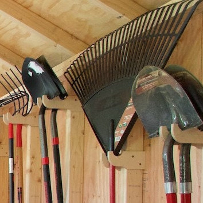 Garden Tool Holder 2 Pair Each Pair Holds Two Garden Tools Etsy