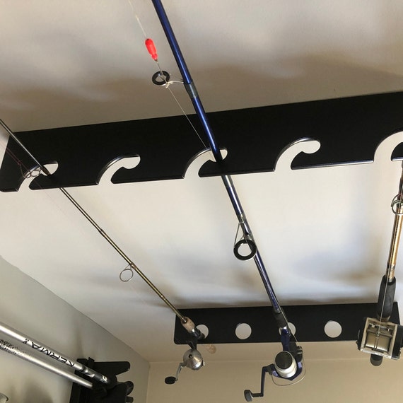 Fishing Rod Rack Fishing Rod Storage for Wall or ceiling mount