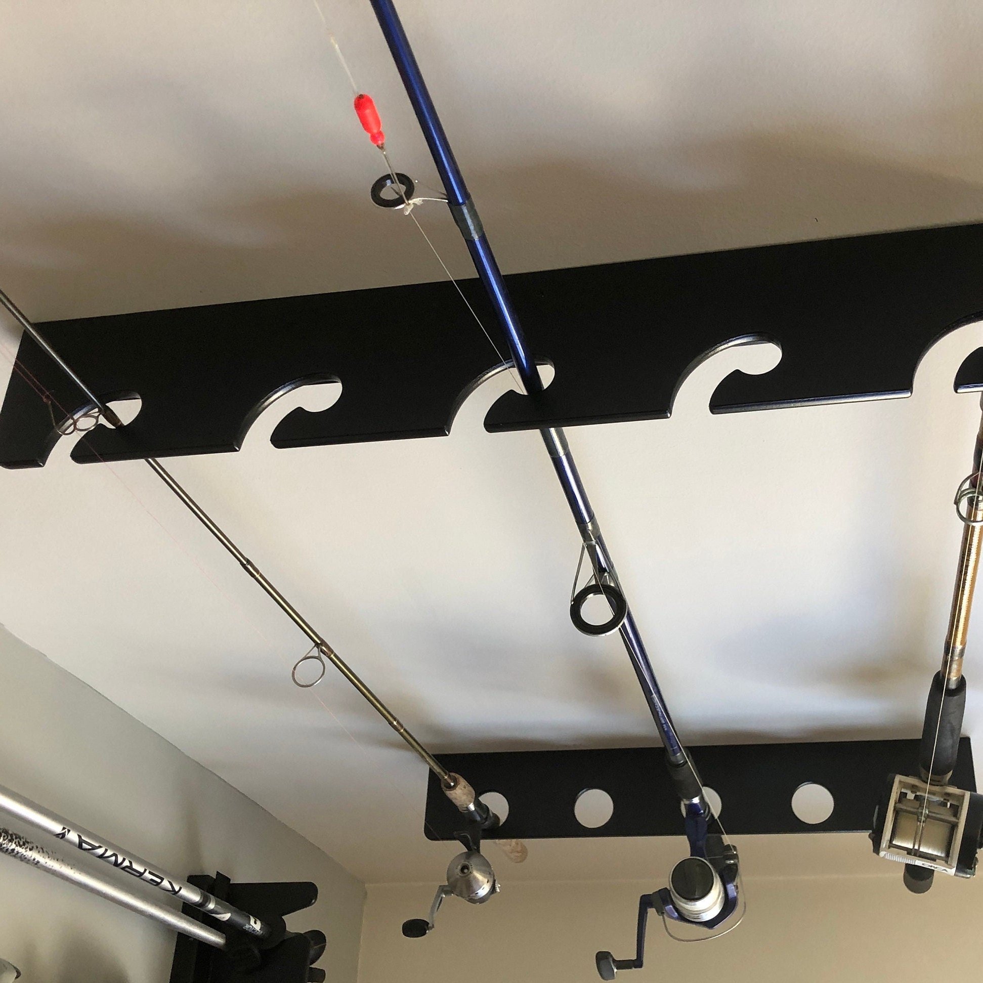 Aluminum Alloy Fishing Rod Ceiling Rack  Garage Ceiling Storage Rack -  Fishing Rod - Aliexpress