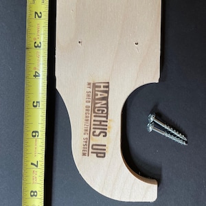 Max Shed Organizer Kit - Stud Mount: Garden Tool Rack Shelf Brackets Bild 9