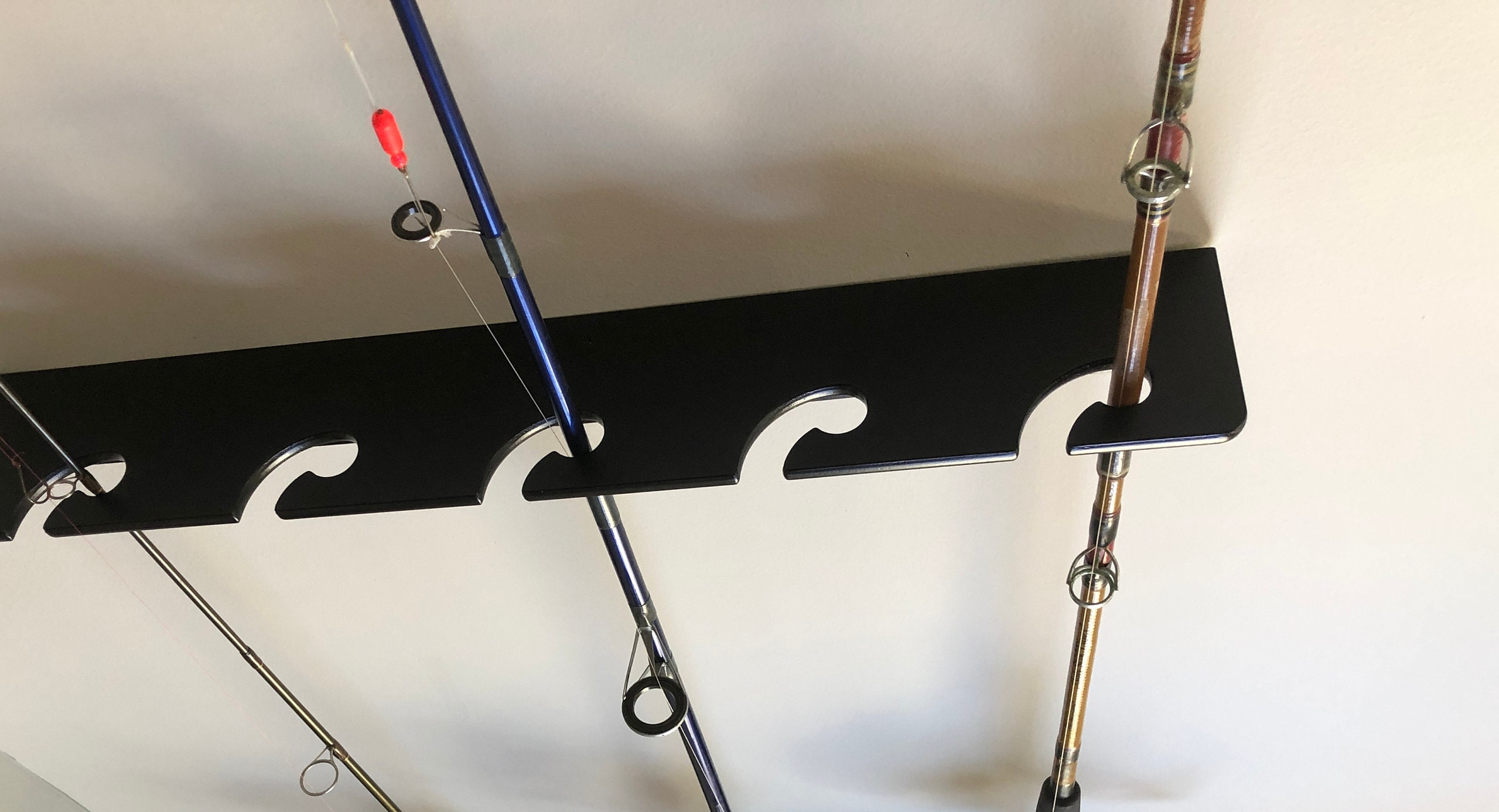 Fishing Rod Rack Fishing Rod Storage, for Wall or Ceiling Mount. Garage  Storage, Sportsman, Man Cave, Fathers Day Gift -  Hong Kong