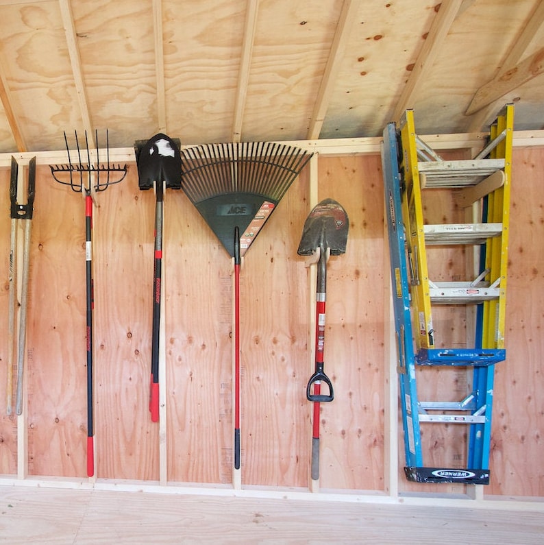 Step Ladder Organizer Shed Stud Mounted 1 Pair Ladder - Etsy