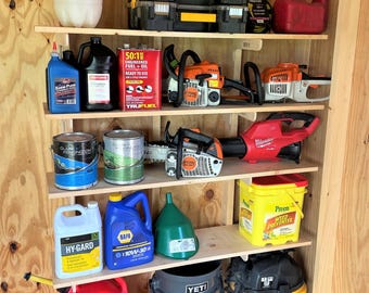 Shed Shelf Brackets - Stud Mount: Heavy-Duty Outdoor Storage, Easy DIY