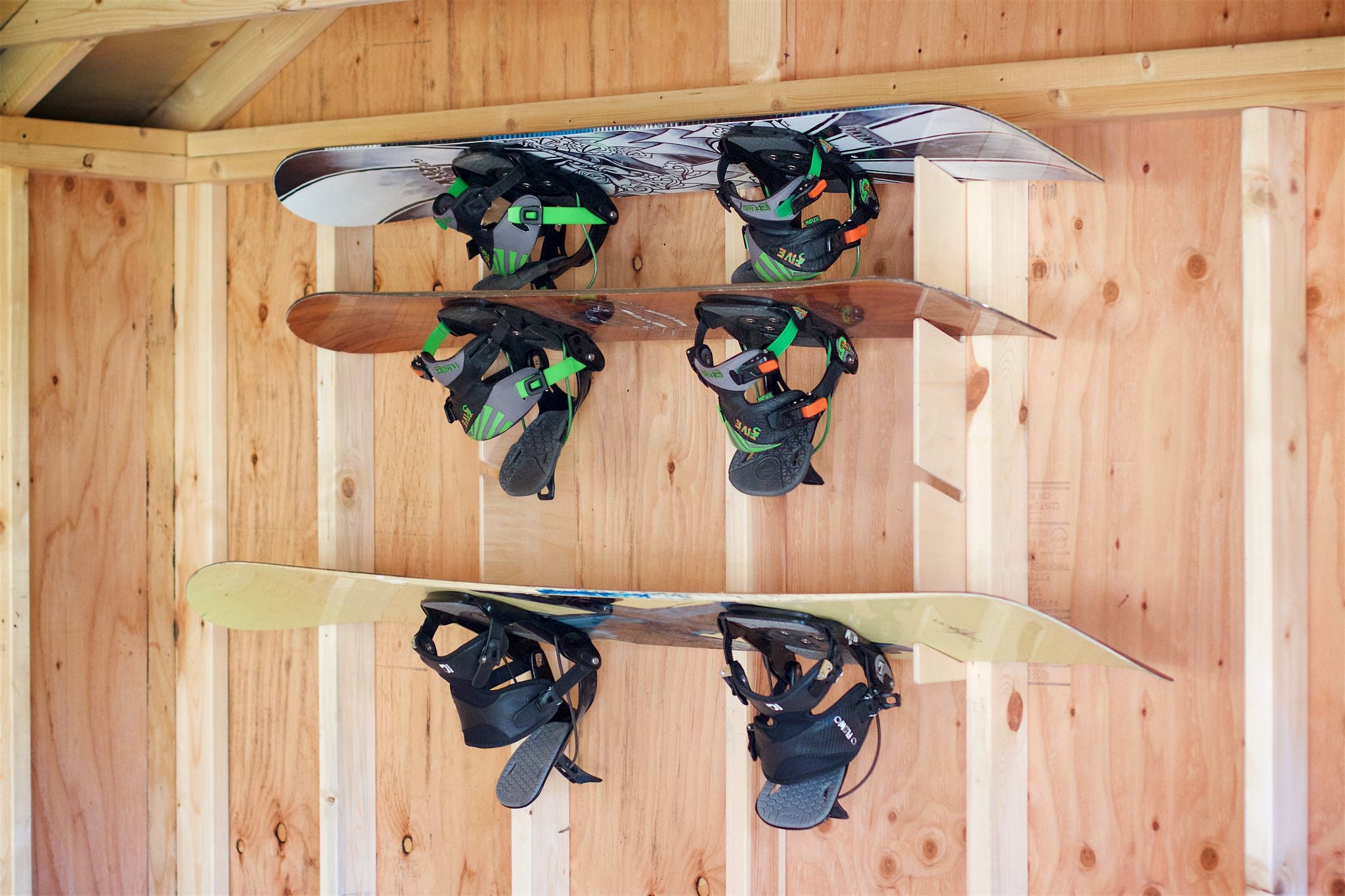 Skateboard Organizer (Holds 4), Garage, Bedroom, Man-cave – HangThis Up My  Shed Organizing System