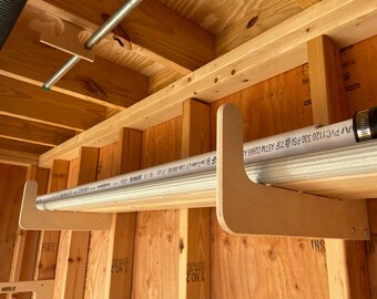 Max Shed Storage Kit  = SALE  Shed Storage, Yard Tool Rack, Garden Tool Storage, Shed Organization, Shed Shelf Brackets