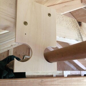 Shed Organization – Pole & Pool Equipment Organizer for Long Tools and Devices