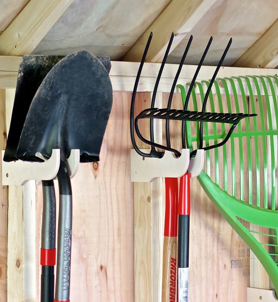 Garden Tool Holder 2 Pair Each Pair Holds Two Garden Tools Etsy