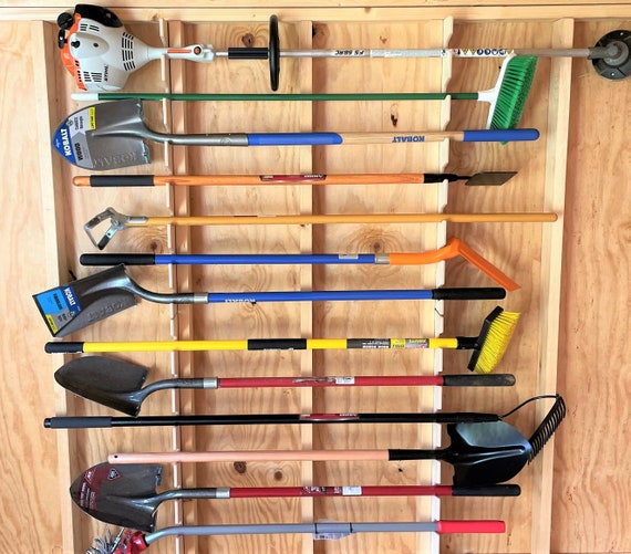 SUPER SALE: Universal Yard Tool Rack, Shed Organizer, Garden Tool