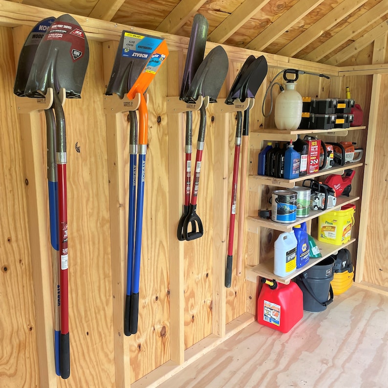 Best Sellers Kit: Yard tool storage, Garden tool storage, Yard Shed, Garden Shed, Yard Tool Rack, Shed Organization, Tool Shed Organizer