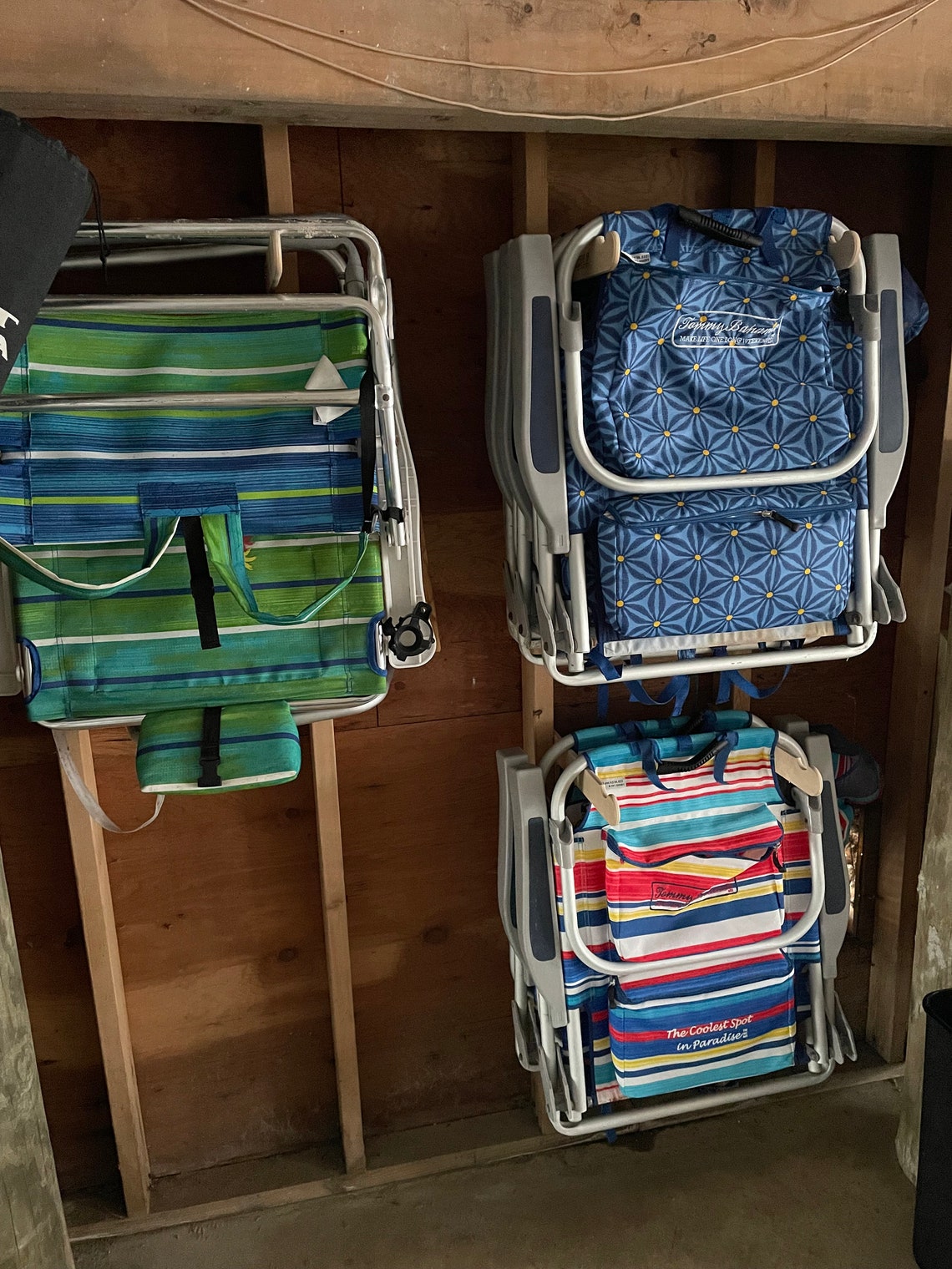 Shed Organization Lawn Chair Organizer Yard tool organizer Etsy