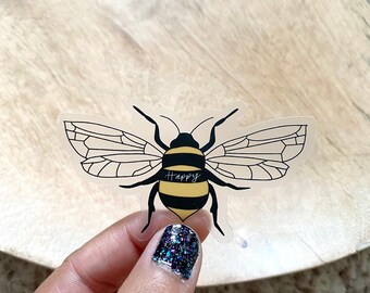 Bee Happy / 3” x 3”