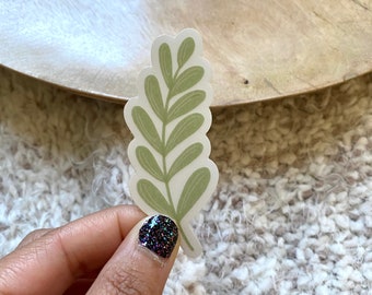 Leaf Sticker / 3” x 1.3”